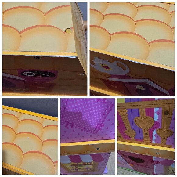 Lalaloopsy Sew Magical House Jumbo Wooden Doll House 42.3 x 39.5 x 15 RARE READ - Picture 13 of 16